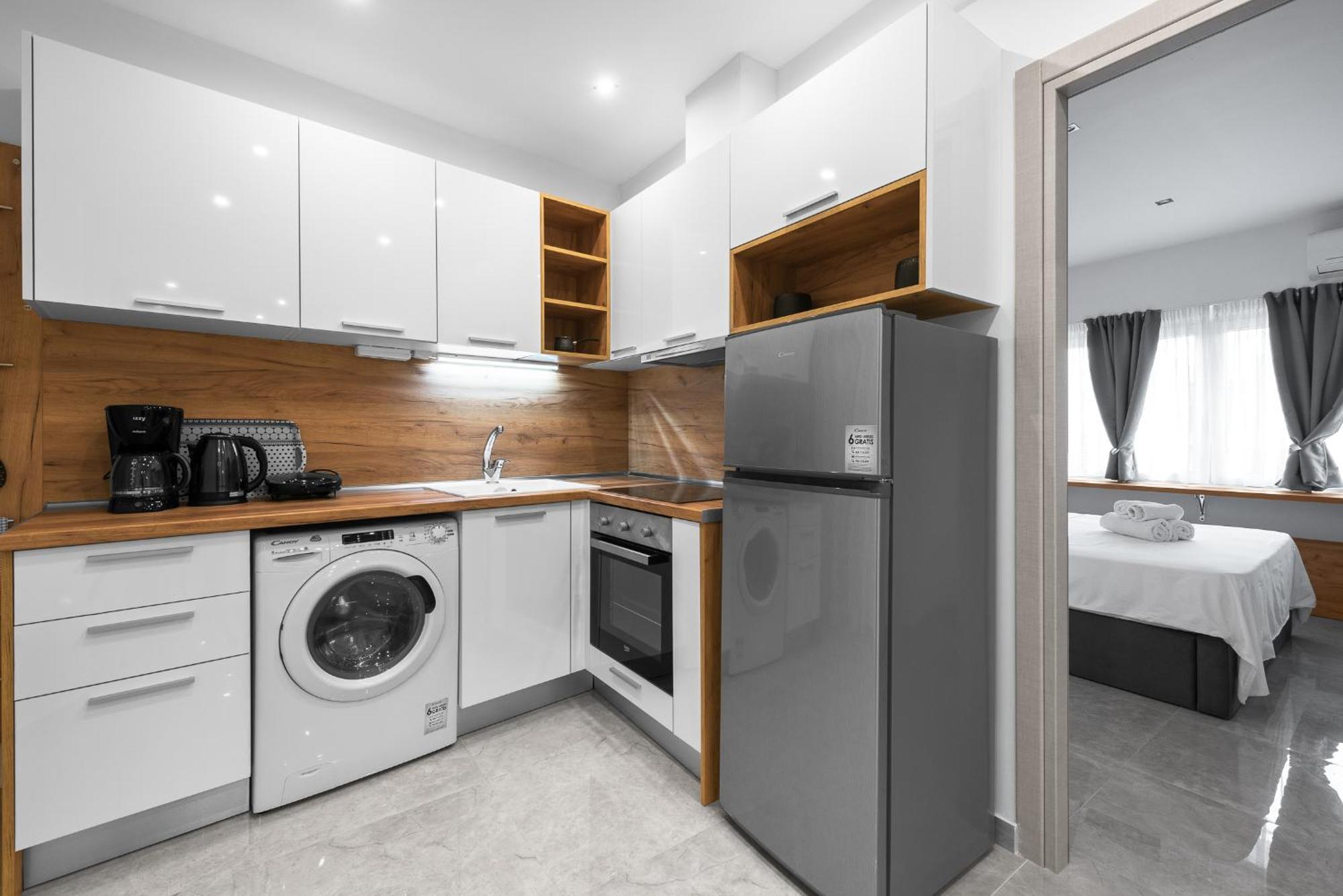 Wood N White, Nilie Hospitality Mgmt Apartment Tesalonika Bagian luar foto